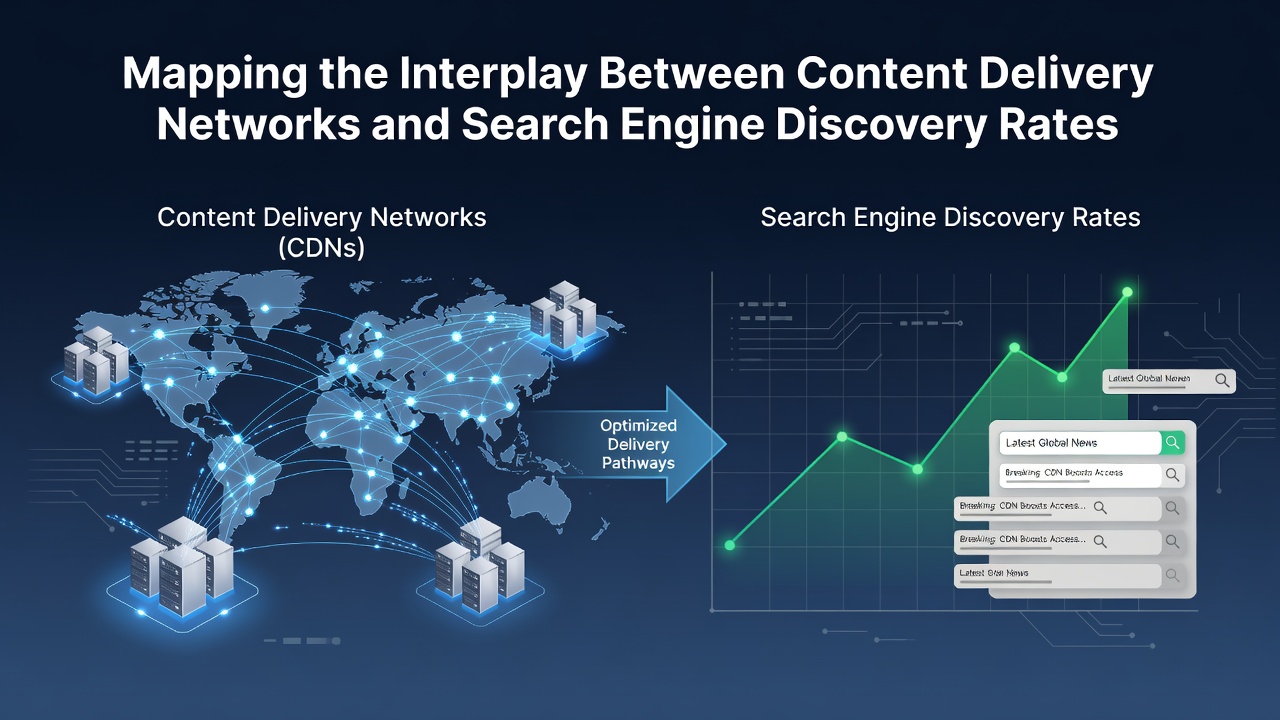 Mapping the Interplay Between Content Delivery Networks and Search Engine Discovery Rates