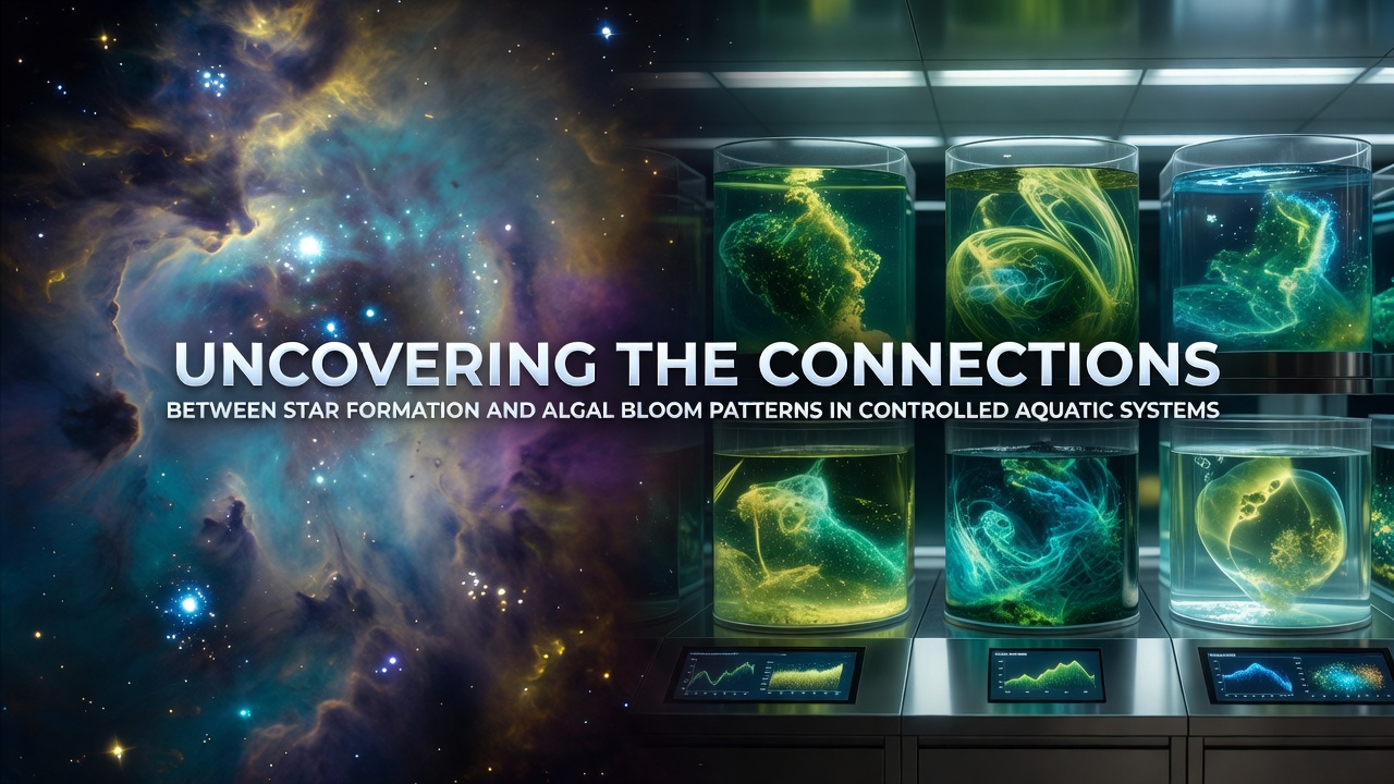 Uncovering the Connections Between Star Formation and Algal Bloom Patterns in Controlled Aquatic Systems
